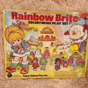 Vintage Rainbow Brite Colorforms Set
